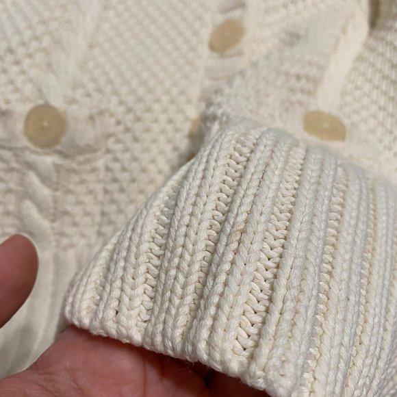*SOLD* Banana Republic Cable Knit Cardigan Sweater - Picture 9 of 9